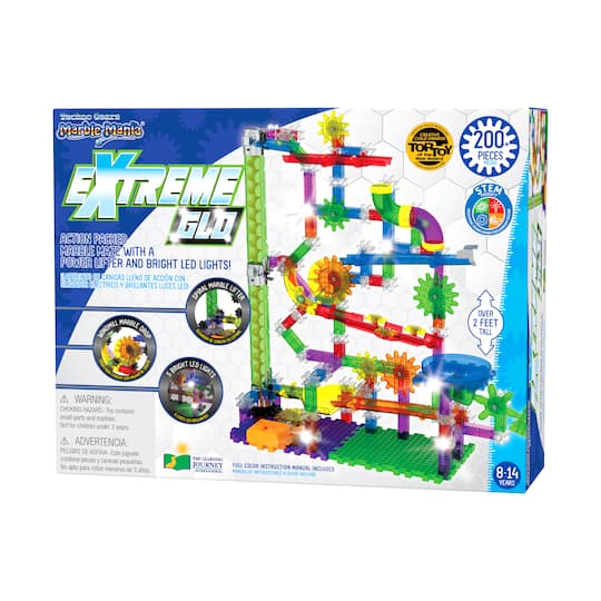 Techno Gears Marble Mania - Extreme Glo: 200+ Pcs